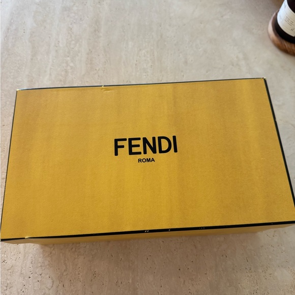 Fendi Mink Fur Baguette Slides - Picture 6 of 6